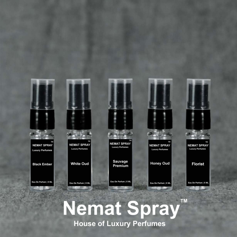 Pack of 5 and 5ml Long Lasting Pocket Perfume for Unisex | Eau de Parfum - 5 ml  (For Men & Women)